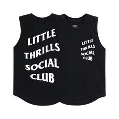 SOCIAL CLUB MUSCLE TEE SMALL PRINT